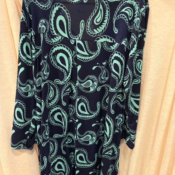 XXL Paisley Grace GUC Paisley Print Women's Top - Picture 2 of 3